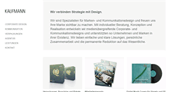 Desktop Screenshot of agentur-kaufmann.ch